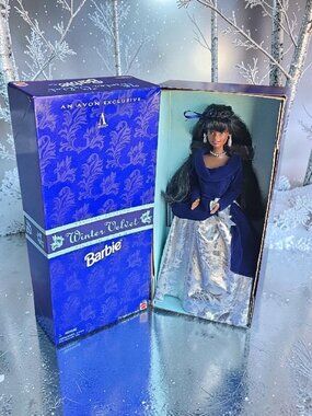 Vintage 1995 Winter Velvet Barbie Special Edition Avon Exclusive